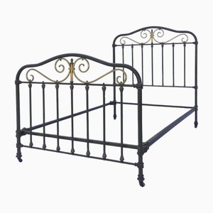 19th Century French Metal Bed Frame, 1890s