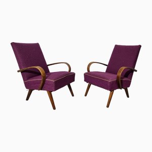 Set of Vintage Armchairs by Jaroslav Smidek, 1960s
