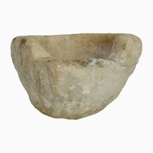 Large Antique Marble Mortar