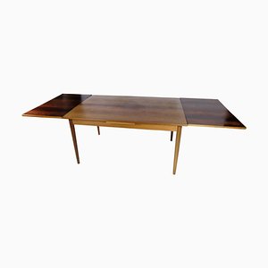 Danish Dining Table in Rosewood with Extensions, 1960s