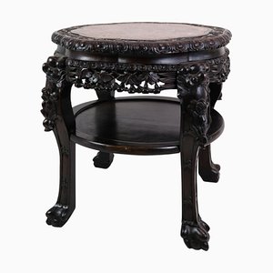 Chinese Side Table with Detailed Cuts, 1920s