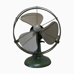 Vintage Brass Electric Fan by Frost & Co, 1940