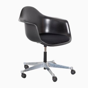PAAC Black Plastic Armchair attributed to Charles & Ray Eames for Vitra, 2000s