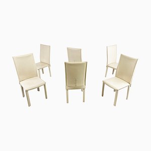 Vintage Dining Chairs attributed to Arper, Italy, 1980s, Set of 6