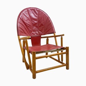 Fauteuil Hoop G23 Rouge attribué à Piero Palange & Werther Toffoloni, 1970s