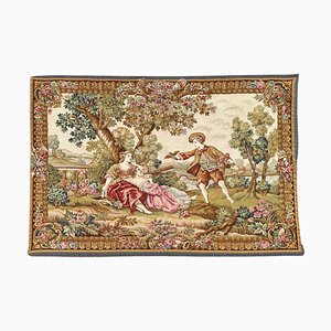 Mid-Century France Aubusson Jaquar Tapestry, 1960s