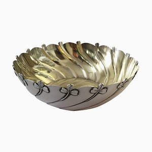 Art Nouveau Sterling Silver Bowl from Anton Michelsen, 1902