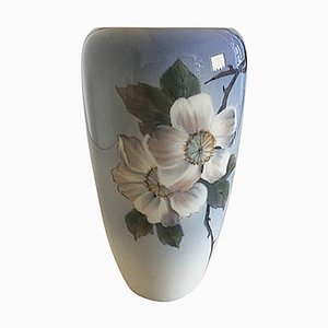 Vase with Roses from Royal Copenhagen, 1980s