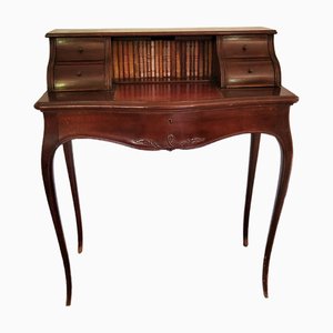 Antique Desk with Extandable Writing Wood and Drawers