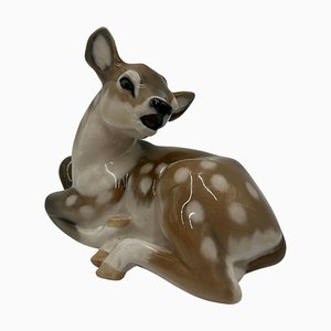 Porcelain Figurine Deer from Royal Copenhagen, Denmark, 1960s