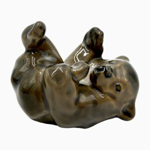 Kleiner Bär aus Porzellan von Royal Copenhagen, Dänemark, 1960er