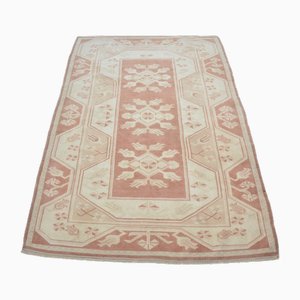 Burnt Orange and Beige Faded Neutral Area Rug