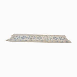 Vintage Bohemian Faded Hallway Runner Rug