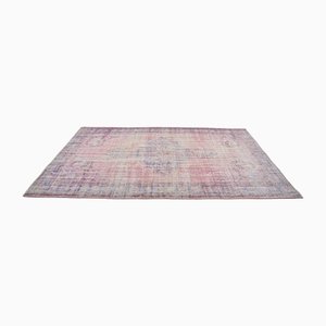 Modern Turkish Pink Oushak Rug