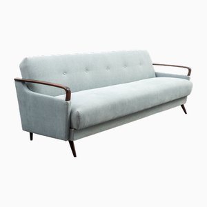 Pastel Blue Folding Sofa, 1950s