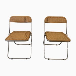 Italian Folding Chairs by Giancarlo Piretti for Castelli, 1960s, Set of 2