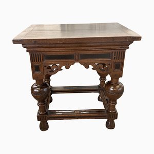 Antique Dutch Oak Side Table