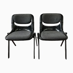 Italian Chairs by Giancarlo Piretti, 1980, Set of 2