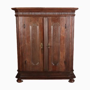 Small Antique Baroque Cabinet in Oak, 1780