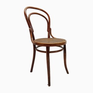 Bentwood & Rattan Nr 14 Side Chair from Thonet
