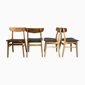 Scandinavian Dining Chairs, Set of 4