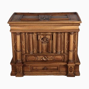 Small Renaissance Chest in Walnut, 1650s