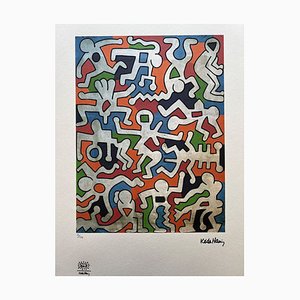 After Keith Haring, Sin título, años 80, Litografía