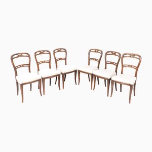 Walnut Dining Room Chairs by Matthijs Horrix for Horrix, Black Forest, 1880s, Set of 6