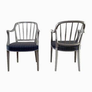Armchairs by Axel Larsson for Bodafors, Set of 2