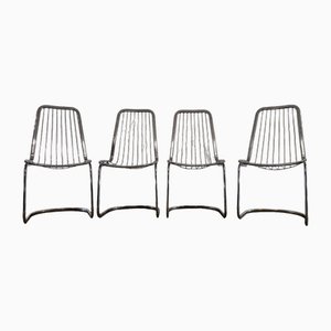 Italian Dining Chairs by Gastone Rinaldi, 1970s, Set of 4
