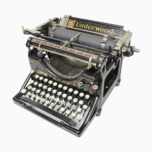 Machine à Écrire d'Underwood, États-Unis, 1920s