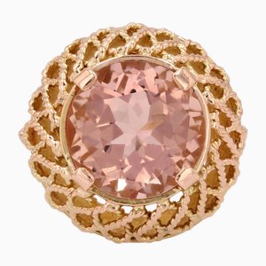 18 Karat French Rose Gold Ring, 1960s