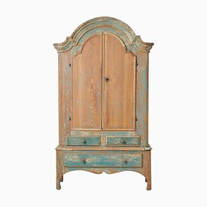Antique Swedish Rococo Country Cabinet