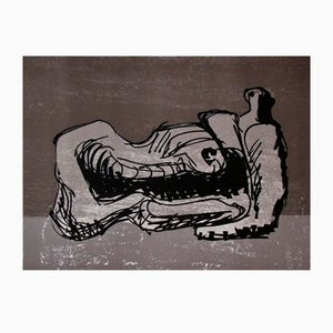 Henry Moore, Hommage À San Lazzaro, 1975, Original Lithograph