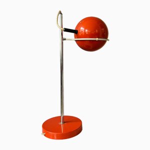 Lámpara de mesa Gepo Eyeball roja, años 70