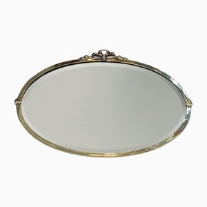 Early 20th Century Brass Framed Mirror, 1920s