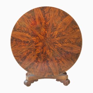 William IV Centre Table in Flame Mahogany