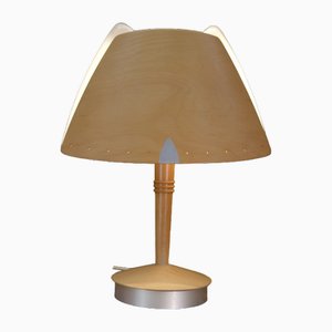 Vintage Table Lamp in Beech, 1970s