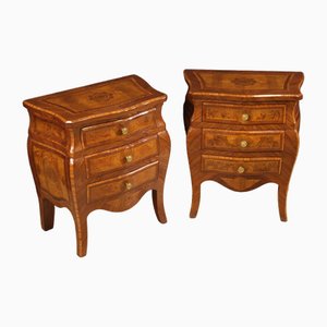Louis XV Style Bedside Tables, 1970s, Set of 2