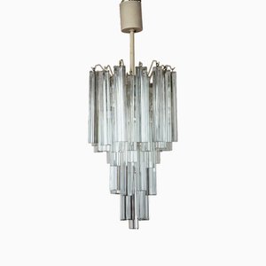 Six-Tier Cascade-Shaped Chandelier in Murano Glass from Venini, 1960s