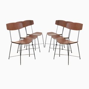 Italian Dining Chairs in the style of Augusto Bozzi, 1960s, Set of 6