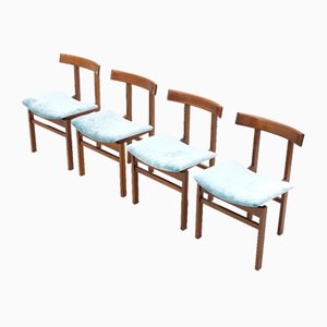 Velvet 193 Dining Chairs by Inger Klingenberg for France & Son, 1960s, Set of 4