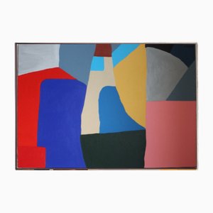 Bodasca, Color Abstract Composition, Acrylic on Canvas