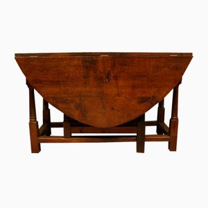 Country Oak Gateleg Table with Drop Sides