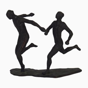 Bronze Sculpture of Runners, 2000s