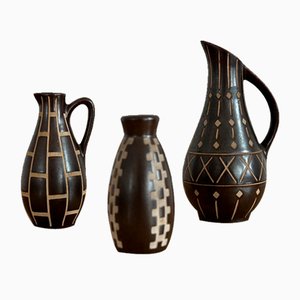 Vases by Anton Piesche & Reif, Set of 3
