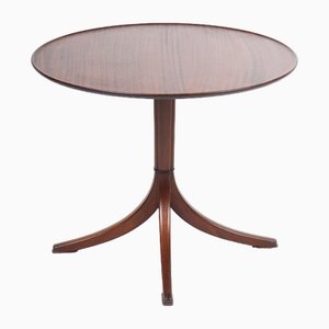 Danish Mahogany and Tiles Coffee Table by Frits Henningsen, 1940s