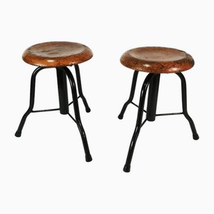 Swivel Stools, 1970s, Set of 2