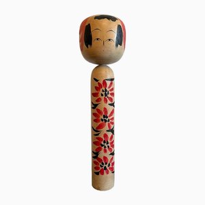 Muñeca Kokeshi japonesa vintage hecha a mano