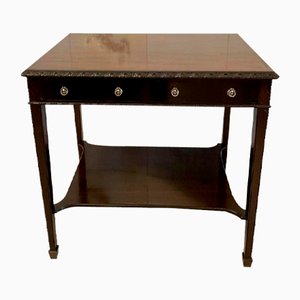 Edwardian Mahogany Free Standing Side Table, 1900s